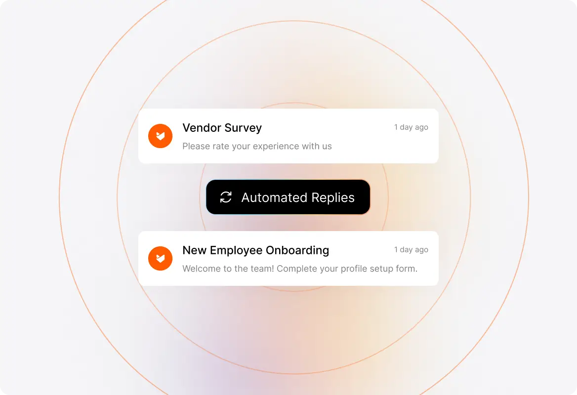Automated Replies & Two-Way Communication workflow illustration