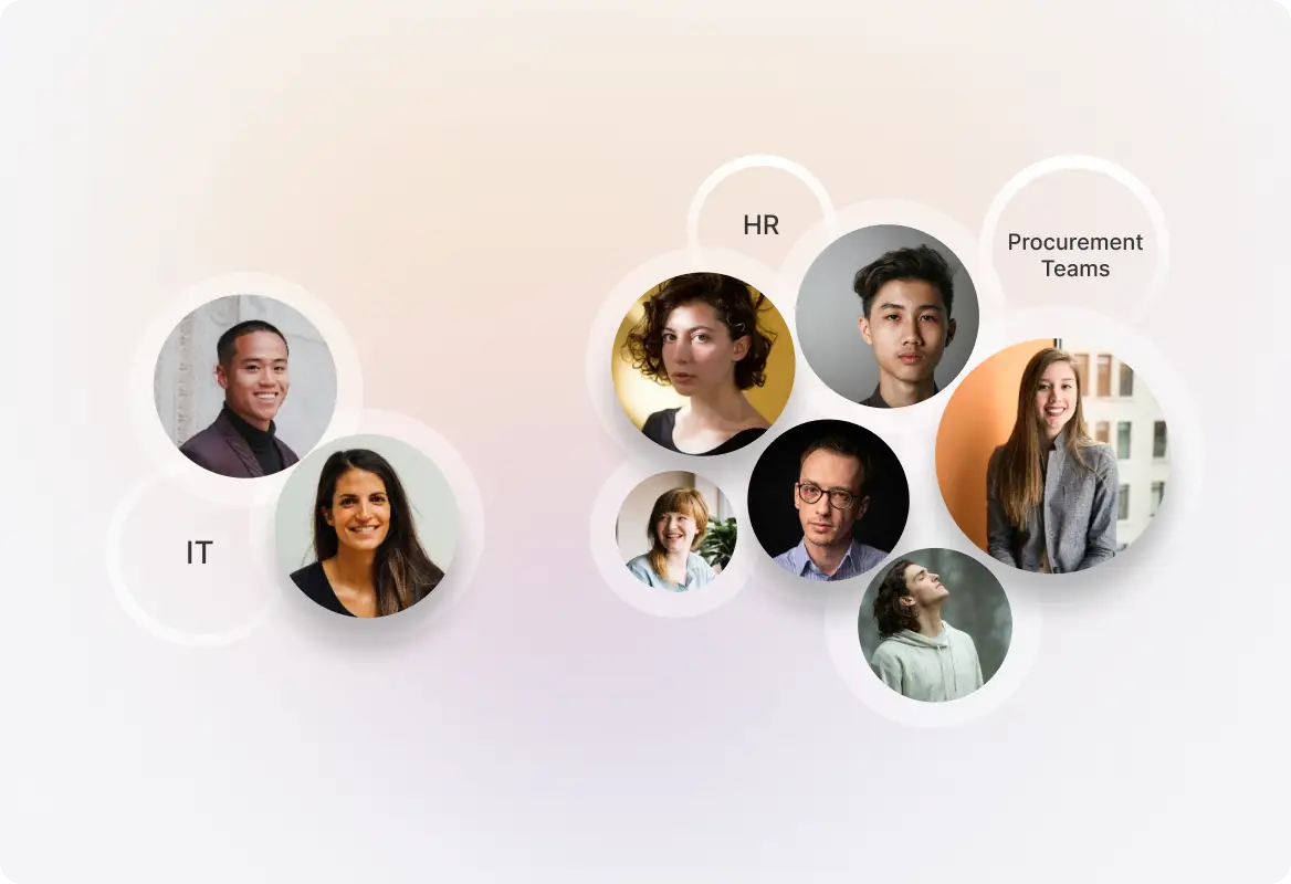 Enable Inter-Department Collaboration workflow illustration
