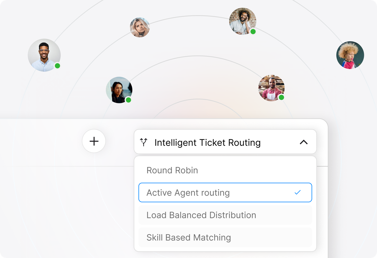 Conceptual illustration: Round Robin Based on Active Agents
