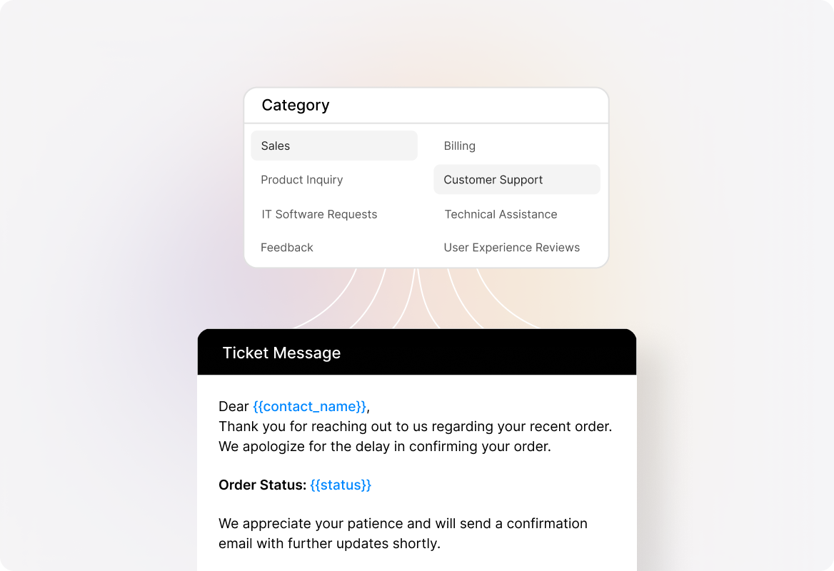 Conceptual illustration: Categorized Templates