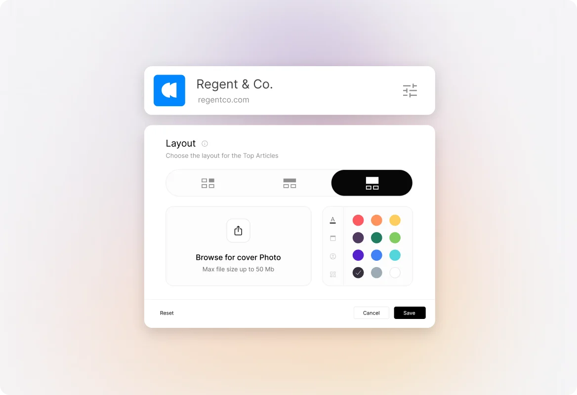 Conceptual illustration: Support Multiple Brands with Custom Branding