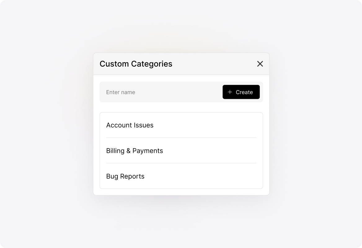 Conceptual illustration: Scale categories around your organization.