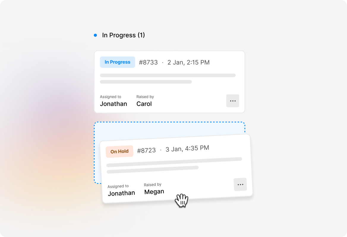 Conceptual illustration: Update Tickets Without Opening Them