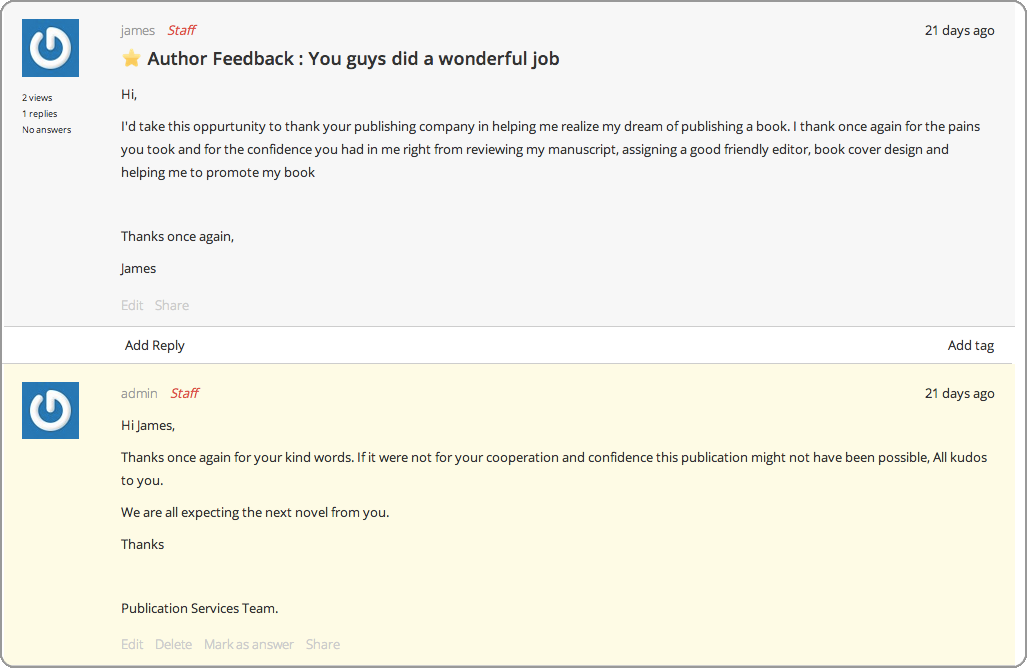 Conceptual illustration: Feedback management.