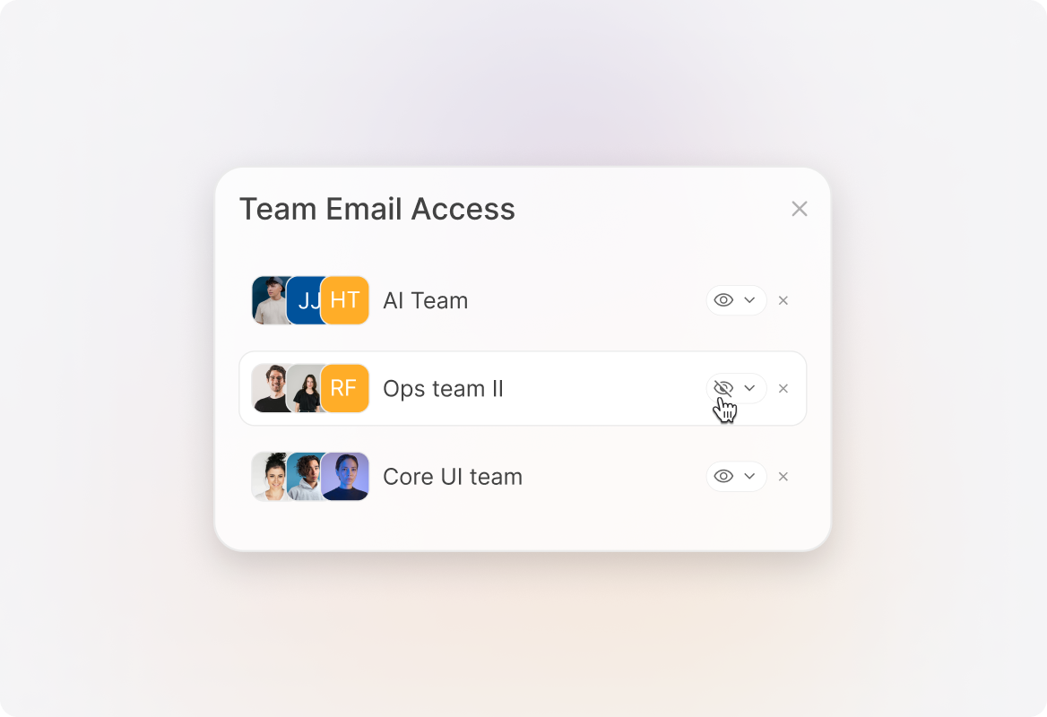 Conceptual illustration: Set Precise Team Access Permissions