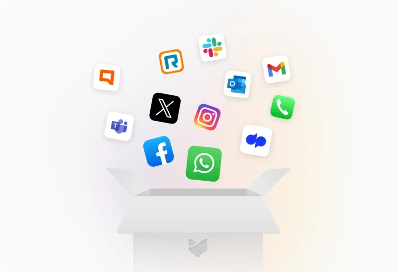Conceptual illustration: Unify Every Channel Into One Support Hub