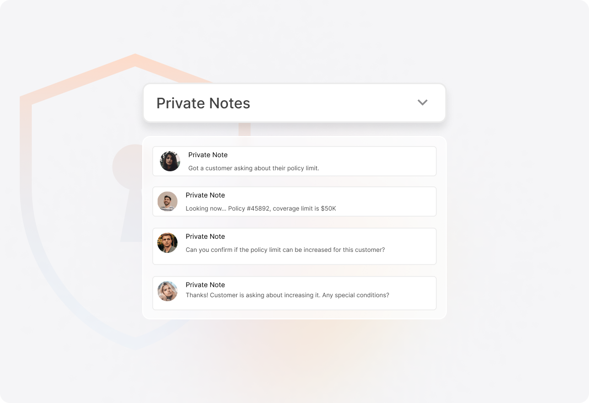 Conceptual illustration: Keep Customer Conversations Clean & Professional