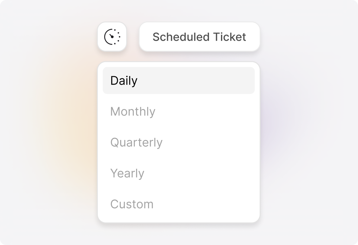 Conceptual illustration: Never Miss a Task—Automate Recurring Ticket Creation