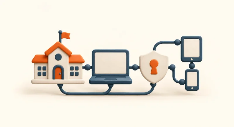 Cover of School District Help Desk Software: Connecting Asset Management and SSO