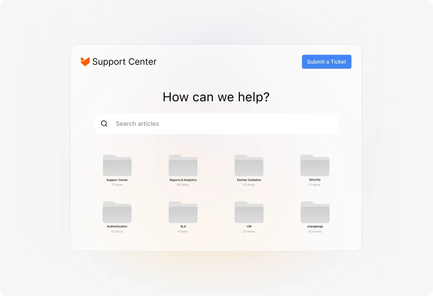 Conceptual illustration: Contextual Ticket Creation