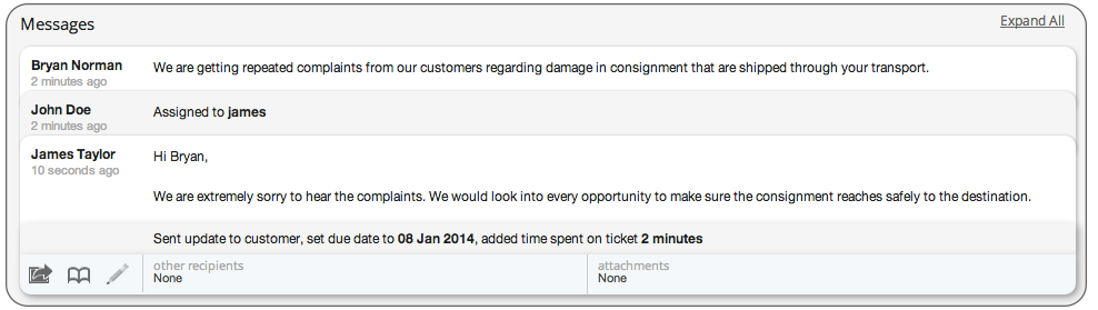 Conceptual illustration: Vendor communication.