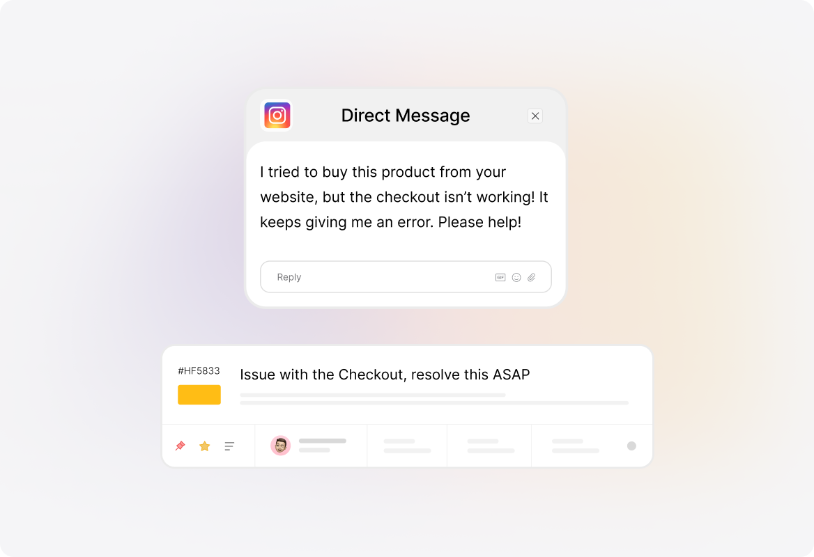 Conceptual illustration: Manage Instagram DMs & Comments Seamlessly