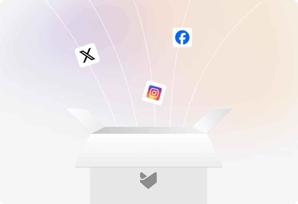 Conceptual illustration: Centralized Social Dashboard for Complete Visibility