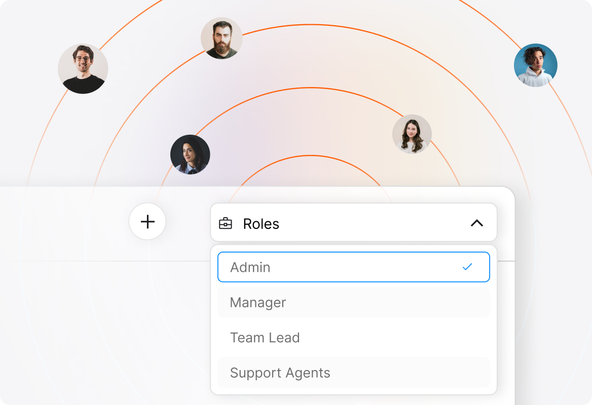 Conceptual illustration: Role-based security