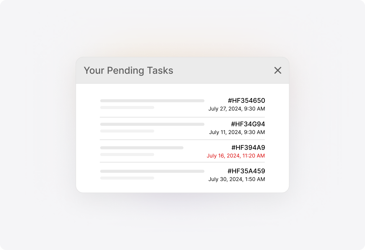 Conceptual illustration: Stay On Top of Every Task