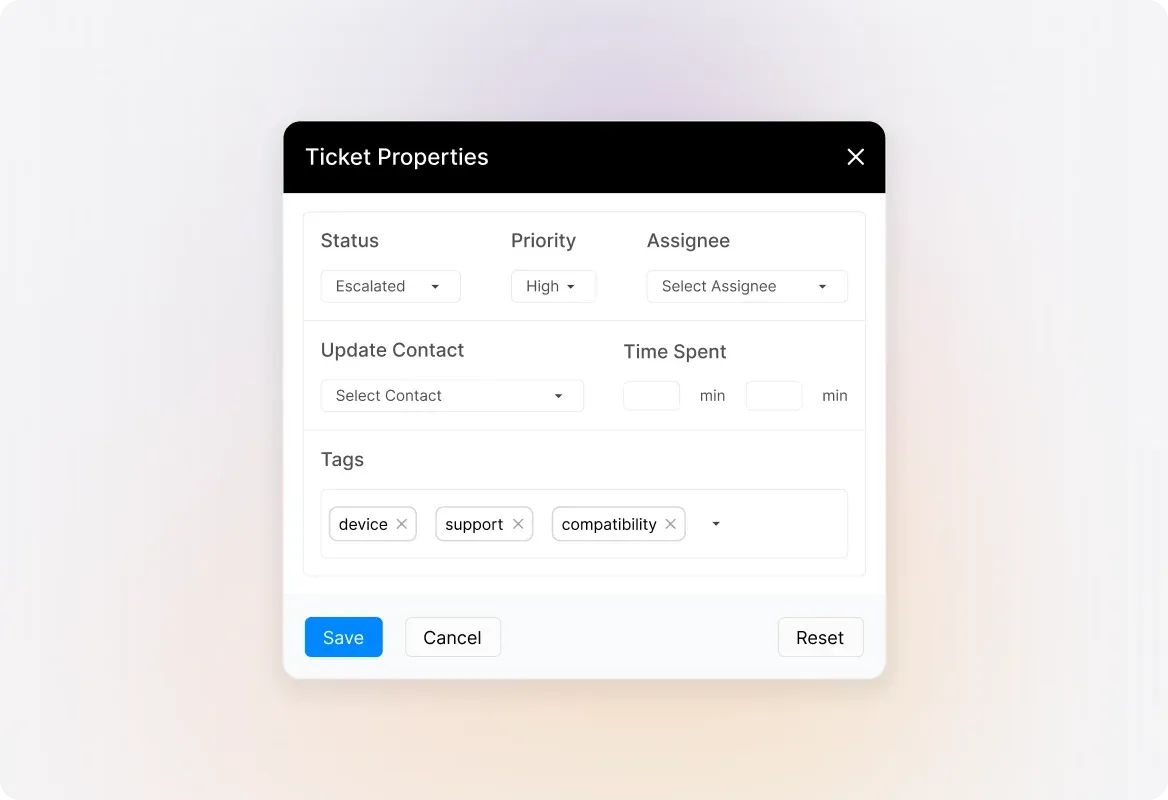 Conceptual illustration: Automate Tags with Canned Actions