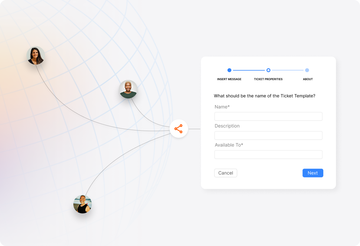 Conceptual illustration: Share and Organize Templates Your Way