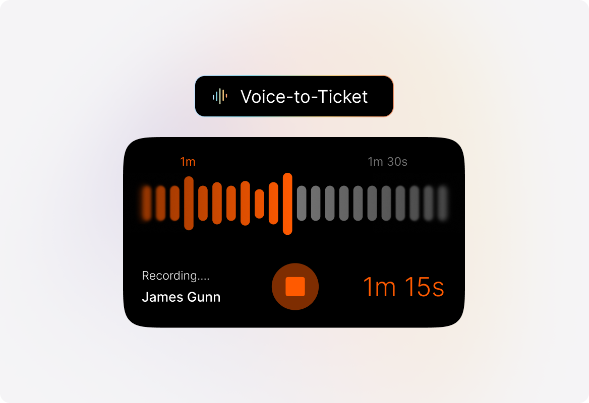 Conceptual illustration: Automatic Call Recording for Accuracy & Training