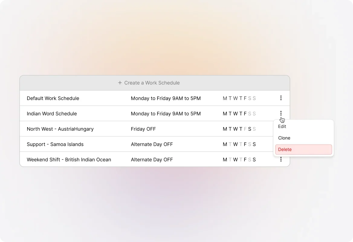 Conceptual illustration: Easy Schedule Management