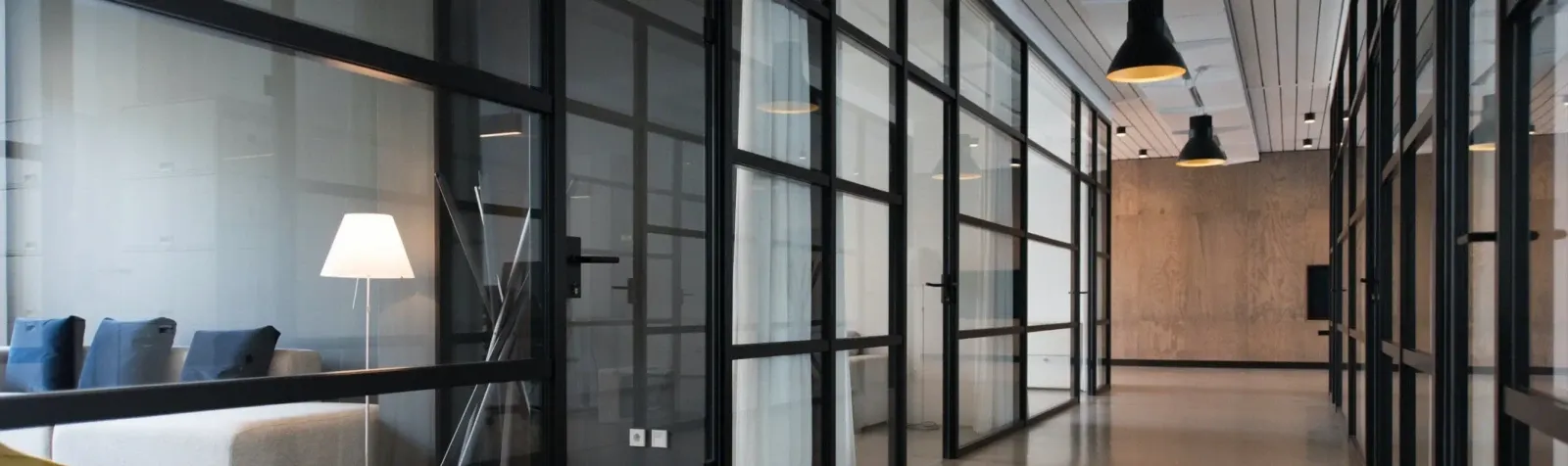 A modern office interior.