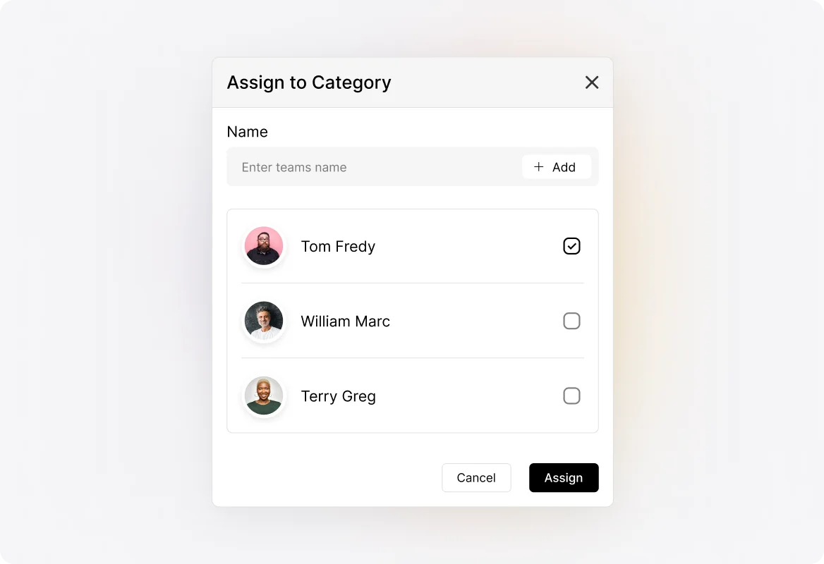 HappyFox category assignment settings for routing tickets to the responsible agents