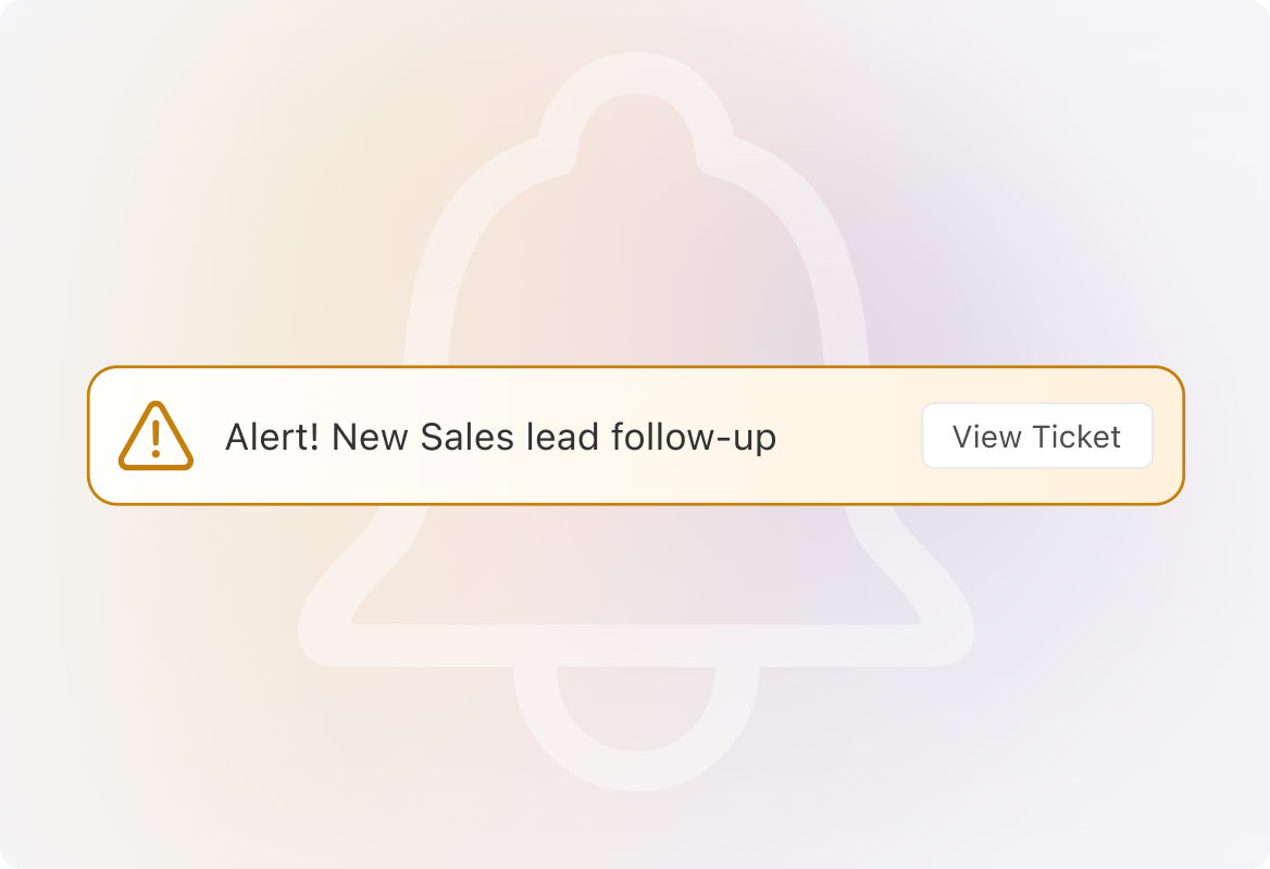 Conceptual illustration: Automated Follow-Ups & Task Assignments.
