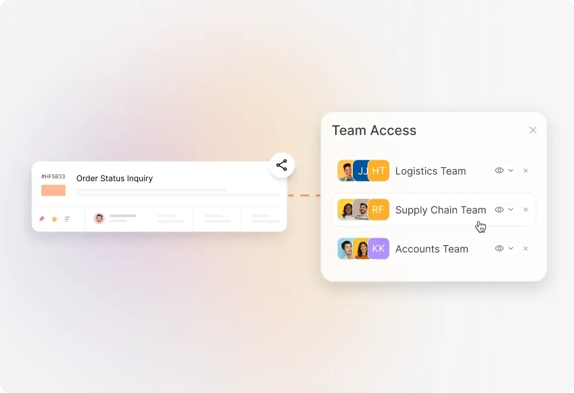 Conceptual illustration: Connect Supply Chain Stakeholders for Seamless Support.