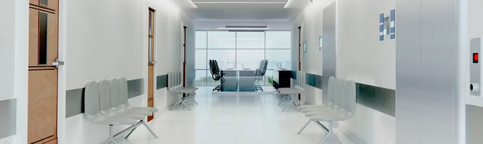 The Medipulse hospital building in Rajasthan.