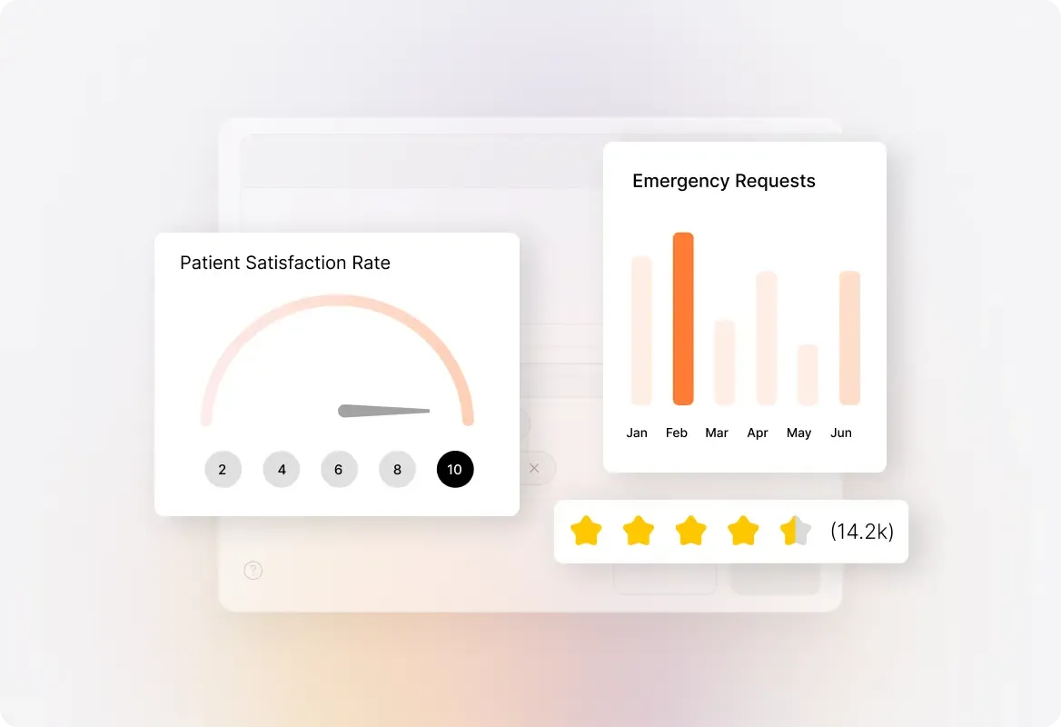 Conceptual illustration: Make Data-Driven Decisions with Real-Time Healthcare Analytics.