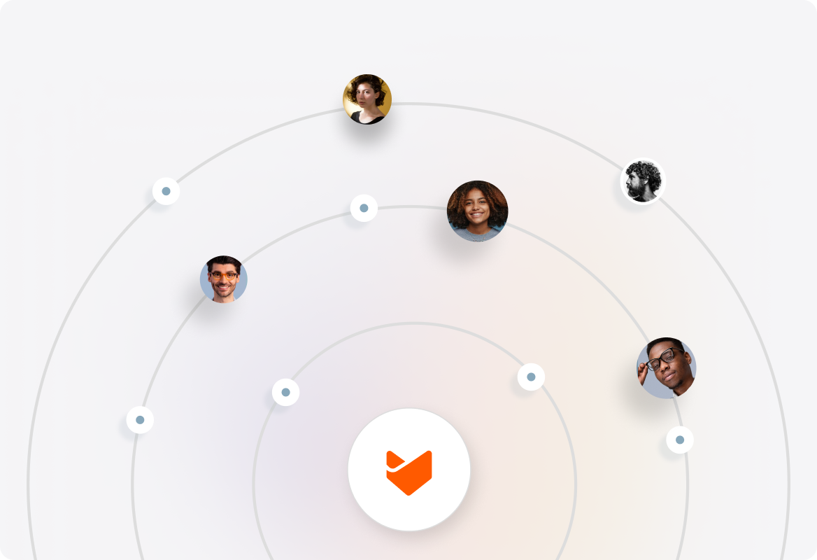 Conceptual illustration: Coordinate Better with Vendor & Agency Collaboration.