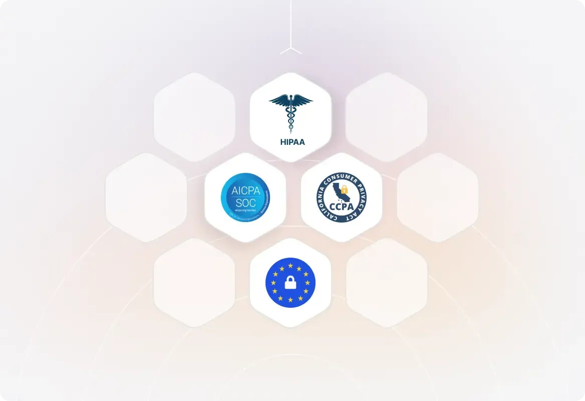 Conceptual illustration: Protect Patient Data with HIPAA-Compliant Ticketing.